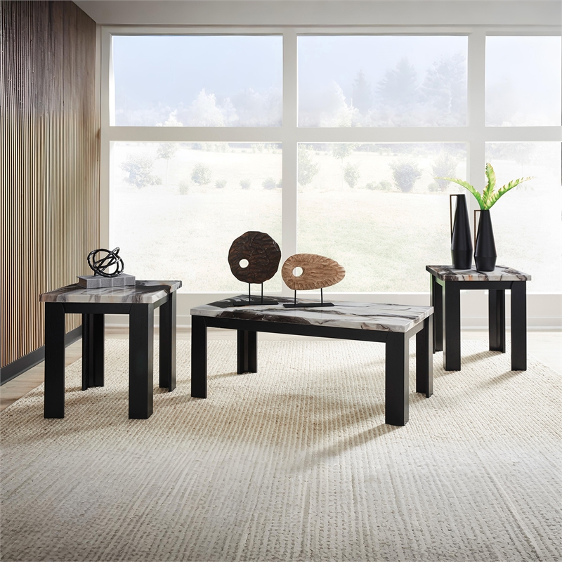 Signature Design by Ashley Jazmore Brown Table - Set of 3