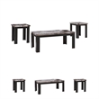 Signature Design by Ashley Jazmore Brown Table - Set of 3