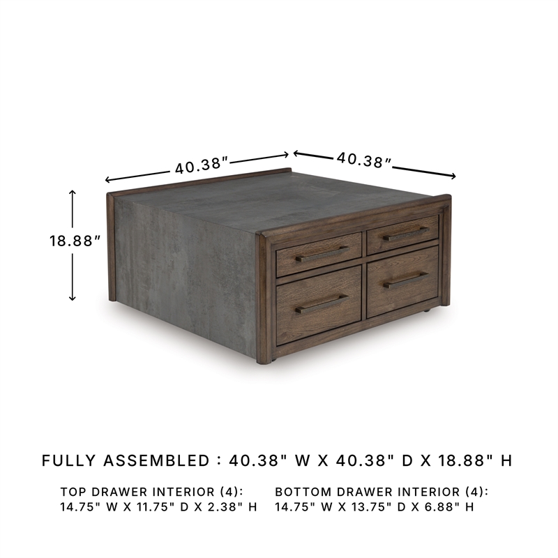 Signature Design by Ashley Kallenny Brown Coffee Table