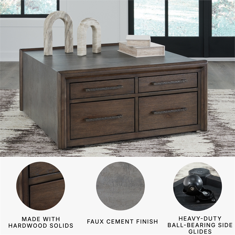 Signature Design by Ashley Kallenny Brown Coffee Table