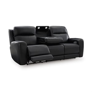 Signature Design by Ashley 5Z-Dreamlight Black Power Reclining Sofa