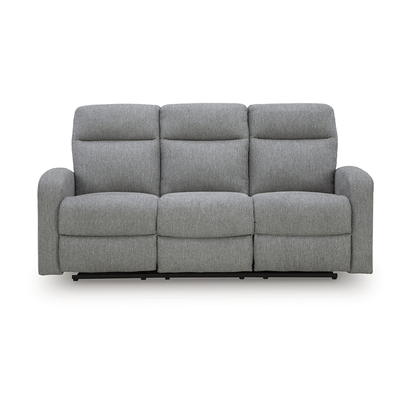 Signature Design by Ashley Carrigan Lane Gray Reclining Sofa
