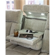 Signature Design by Ashley Point Clear Gray Power Reclining Sofa