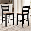 Signature Design by Ashley Bristel Brown & Black Barstool - Set of 2