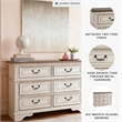 Signature Design by Ashley Zelun Antique White & Gray Dresser