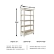 Signature Design by Ashley Zelun Brown & White Bookcase