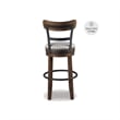 Signature Design by Ashley Bristel Beige & Brown Tall Swivel Barstool