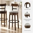 Signature Design by Ashley Bristel Beige & Brown Tall Swivel Barstool