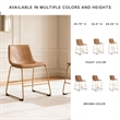 Signature Design by Ashley Tevara Brown & Gold Dining Side Chair - Set of 2