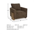 Signature Design by Ashley Dairlett Brown Accent Chair