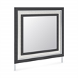Signature Design by Ashley Ravalori Black Bedroom Mirror