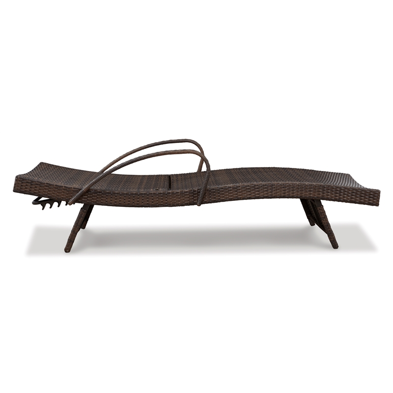 Signature Design by Ashley Kantana Brown Outdoor Chaise Lounge - Set of 2