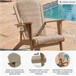 Signature Design by Ashley Aspen Burl Adirondack Chair