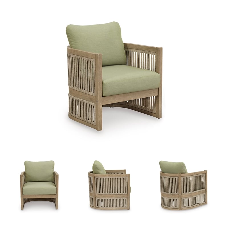 Signature Design by Ashley Kelp Quill Outdoor Lounge Chair (Set of 2)