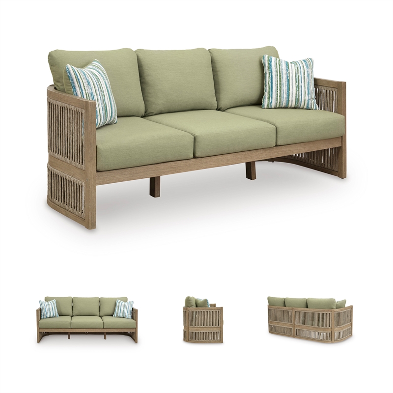 Signature Design by Ashley Kelp Quill Outdoor Sofa with Cushion
