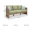 Signature Design by Ashley Kelp Quill Outdoor Sofa with Cushion