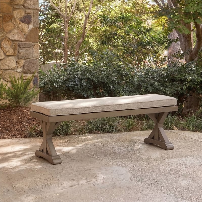Signature Design by Ashley Caribou Crystal Bench with Cushion