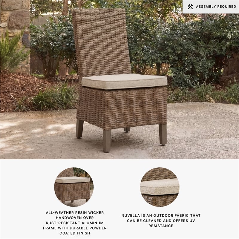 Signature Design by Ashley Caribou Crystal Side Chair with Cushion (Set of 2)