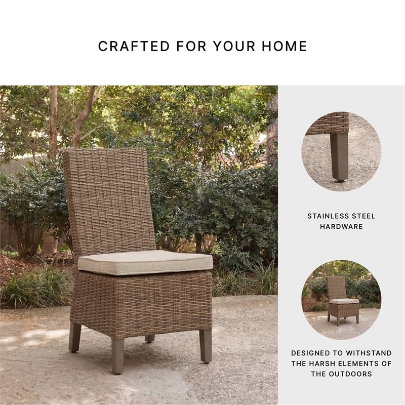 Signature Design by Ashley Caribou Crystal Side Chair with Cushion (Set of 2)