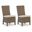 Signature Design by Ashley Caribou Crystal Side Chair with Cushion (Set of 2)
