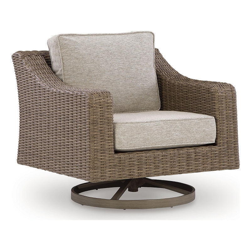 Signature Design by Ashley Caribou Crystal Swivel Lounge with Cushion