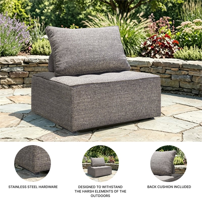 Signature Design by Ashley Sable Zephyr Outdoor Lounge Chair with Cushion