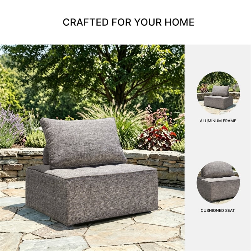 Signature Design by Ashley Sable Zephyr Outdoor Lounge Chair with Cushion