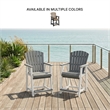 Signature Design by Ashley Pinnacle Velvet Outdoor Bar Stool (Set of 2)