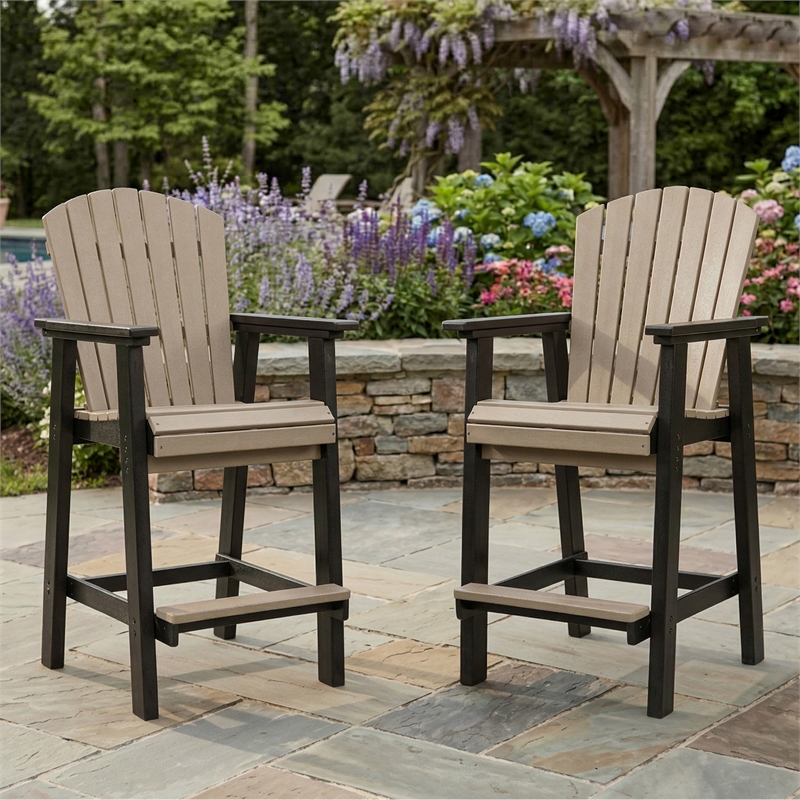 Signature Design by Ashley Copal Grotto Barstool (Set of 2)