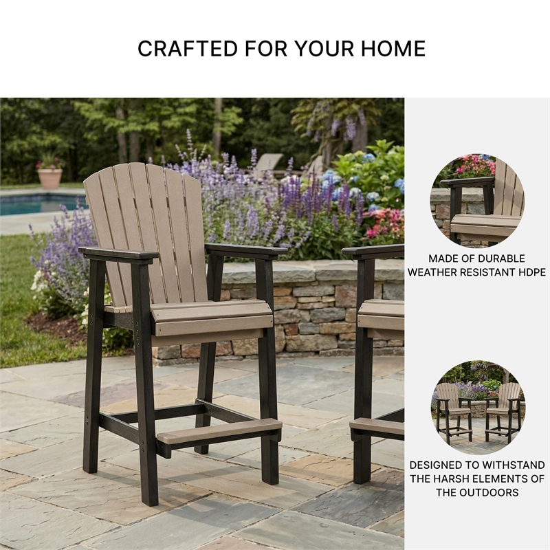 Signature Design by Ashley Copal Grotto Barstool (Set of 2)