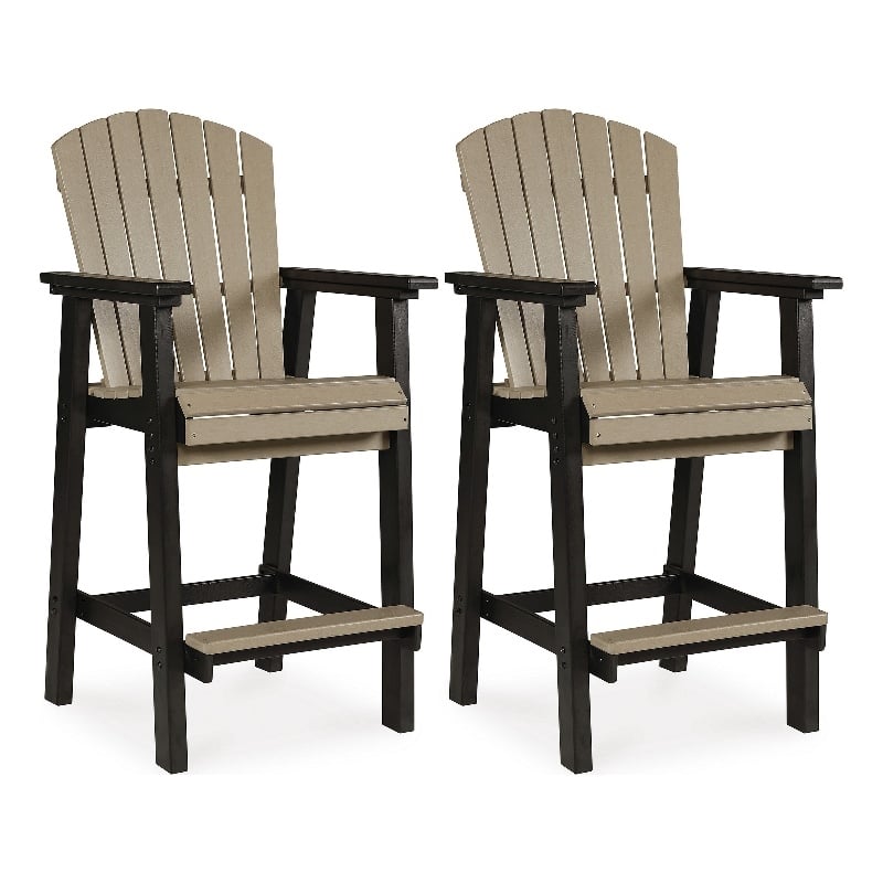Signature Design by Ashley Copal Grotto Barstool (Set of 2)