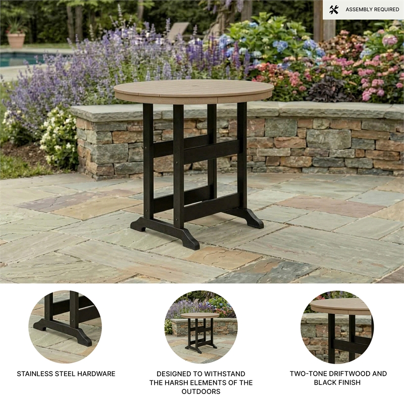 Signature Design by Ashley Copal Grotto Bar Table