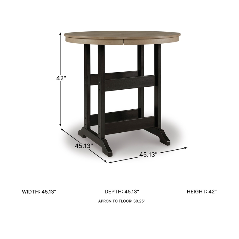 Signature Design by Ashley Copal Grotto Bar Table