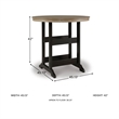 Signature Design by Ashley Copal Grotto Bar Table