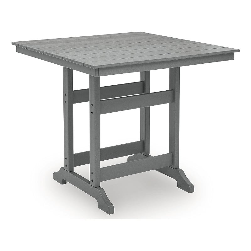 Signature Design by Ashley Plinth Verdigris Outdoor Counter Height Dining Table