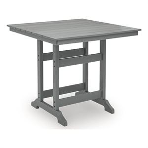 Signature Design by Ashley Plinth Verdigris Outdoor Counter Height Dining Table