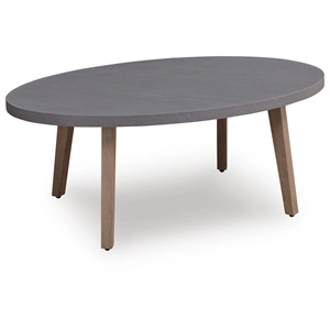 Signature Design by Ashley Magnetite Ripple Outdoor Coffee Table