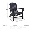 Signature Design by Ashley Atoll Calyx Adirondack Chair