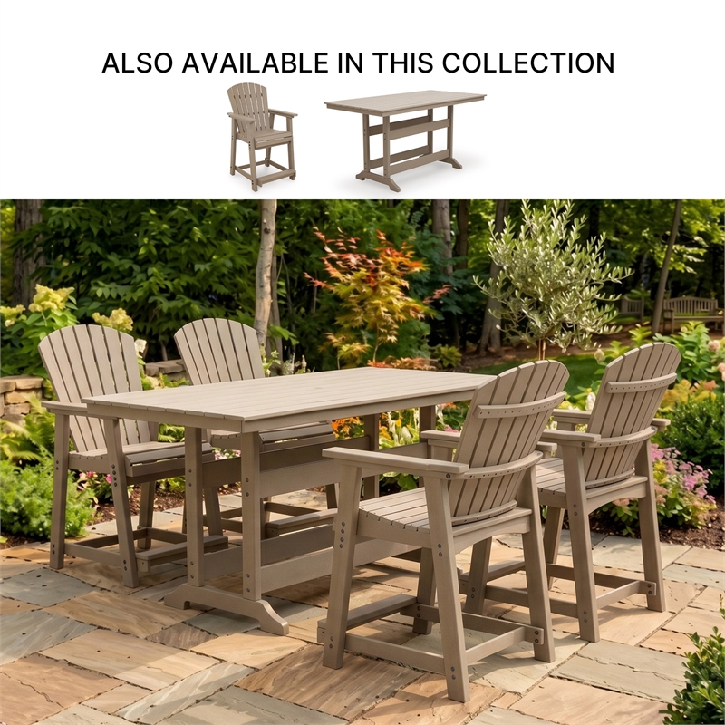 Signature Design by Ashley Pollen Vista Outdoor Bar Stool (Set of 2)