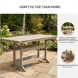 Signature Design by Ashley Pollen Vista Outdoor Counter Height Dining Table