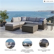 Signature Design by Ashley Tamarack Monsoon Outdoor Conversation Set (Set of 4)