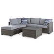 Signature Design by Ashley Tamarack Monsoon Outdoor Conversation Set (Set of 4)