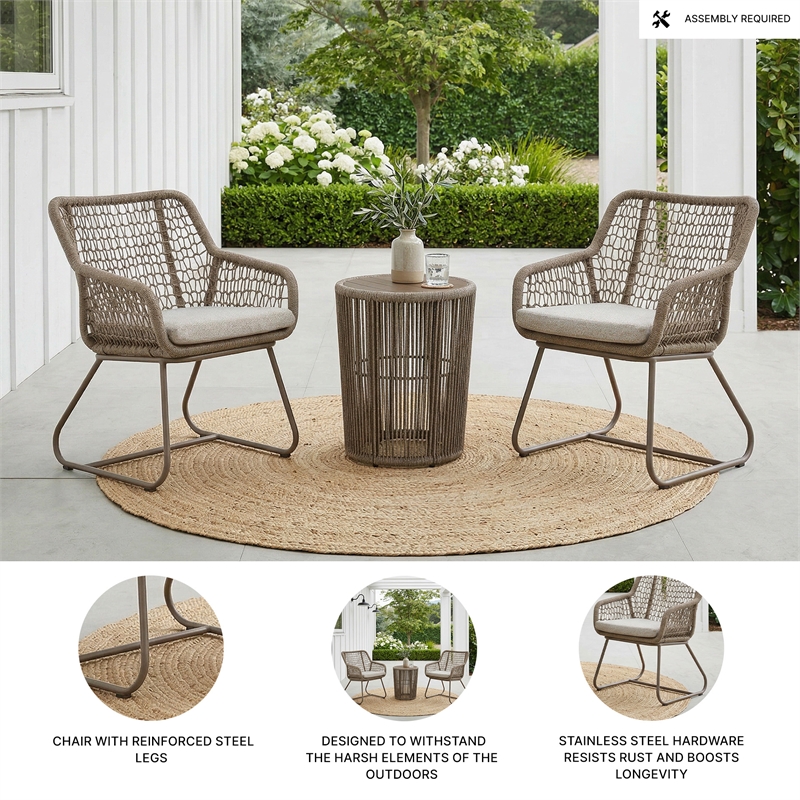 Signature Design by Ashley Sycamore Outdoor Table and 2 Chairs