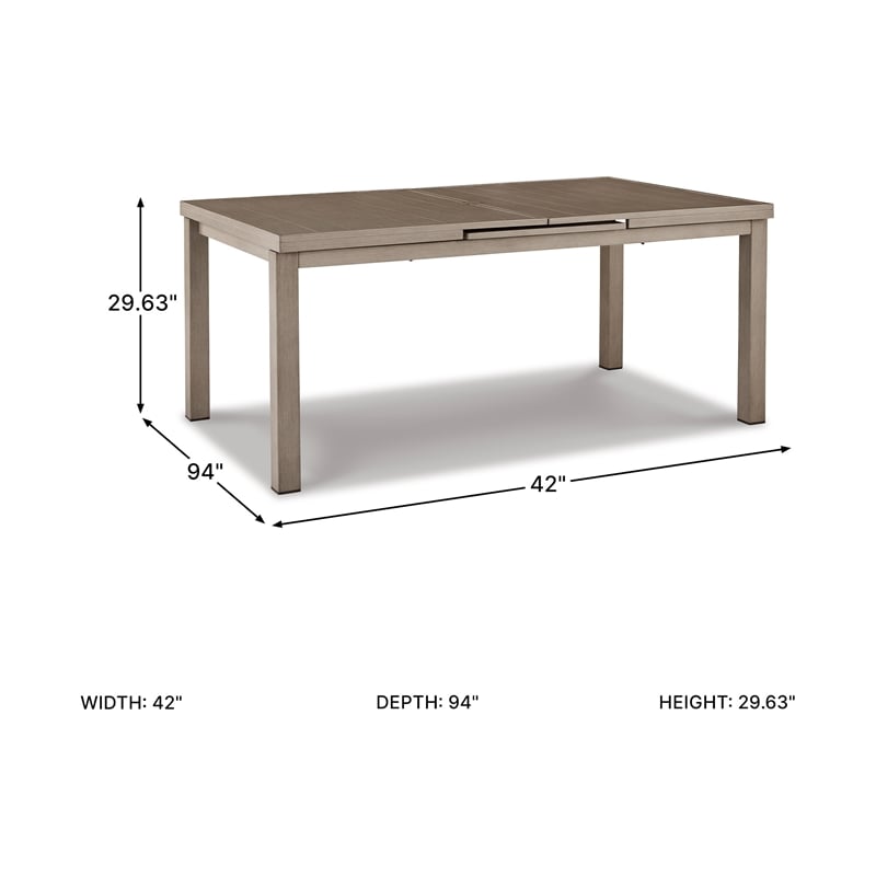 Signature Design by Ashley Carob Fell Outdoor Dining Table