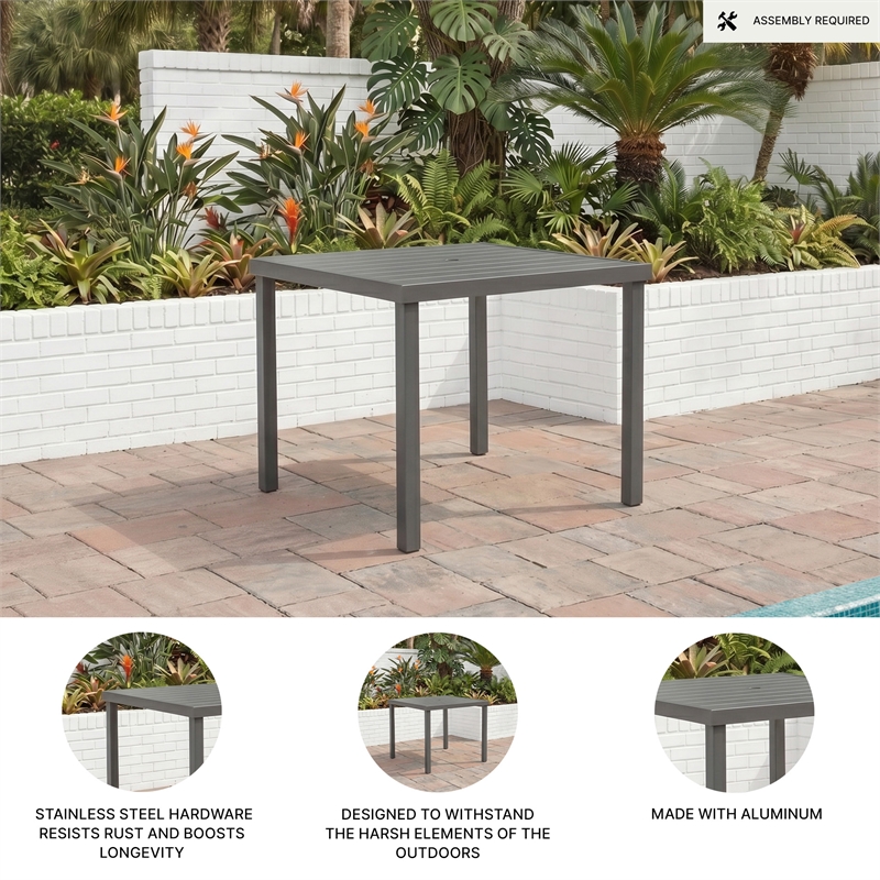 Signature Design by Ashley Redwood Wisp Outdoor Dining Table