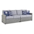Signature Design by Ashley Indigo Narrows Outdoor Loveseat Set (Set of 2)