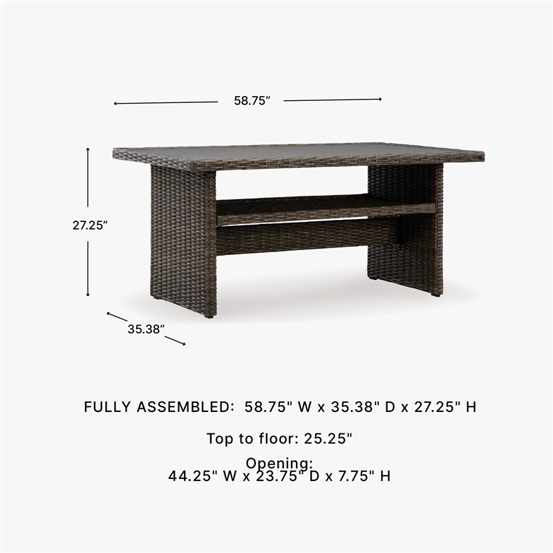 Signature Design by Ashley Sorrel Granary Outdoor Multi-use Table