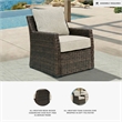 Signature Design by Ashley Sorrel Granary Outdoor Lounge Chair with Cushion