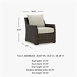 Signature Design by Ashley Sorrel Granary Outdoor Lounge Chair with Cushion