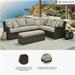 Signature Design by Ashley Sorrel Granary Outdoor Sofa Sectional Set (Set of 3)